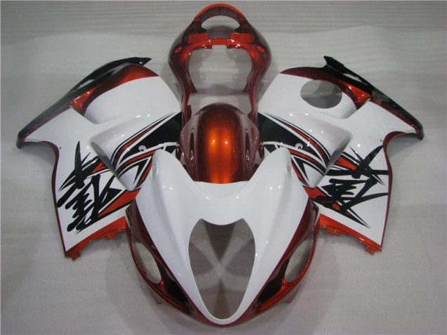 1996-2007 Orange Silber Schwarz Suzuki GSXR 1300 Hayabusa Motorrad Verkleidung