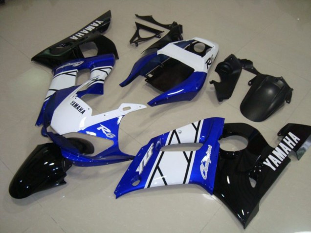 1998-2002 Blau Schwarz Yamaha YZF R6 Motorrad Verkleidungen