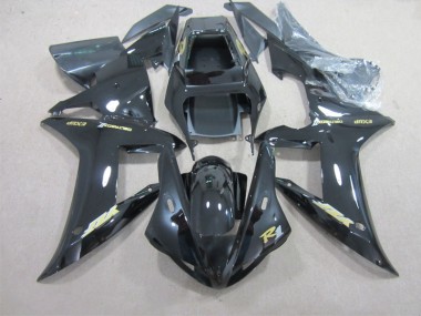 2002-2003 Schwarz mit goldenem Aufkleber Yamaha YZF R1 Motorrad Verkleidung