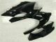 2003-2005 Glänzend Schwarz Kawasaki ZX10R Motorrad Verkleidung