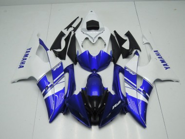 2008-2016 Blau Weiß OEM Stil Yamaha YZF R6 Motorrad Verkleidung