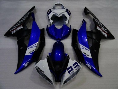 2008-2016 Blau Weiß Schwarz YEC 23 Yamaha YZF R6 Motorrad Verkleidung