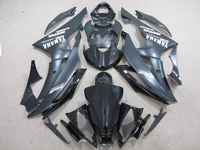 2008-2016 Schwarz Weiß Yamaha YZF R6 Motorrad Verkleidung