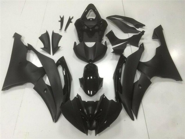 2008-2016 Schwarz Yamaha YZF R6 Motorrad Verkleidung Komplett Sets