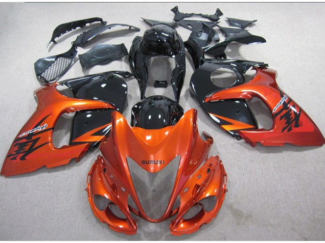 2008-2019 Orange Schwarz Suzuki GSXR 1300 Hayabusa Motorrad Verkleidung