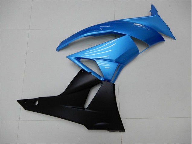 2009-2012 Blau Schwarz Kawasaki ZX6R Motorrad Verkleidungen